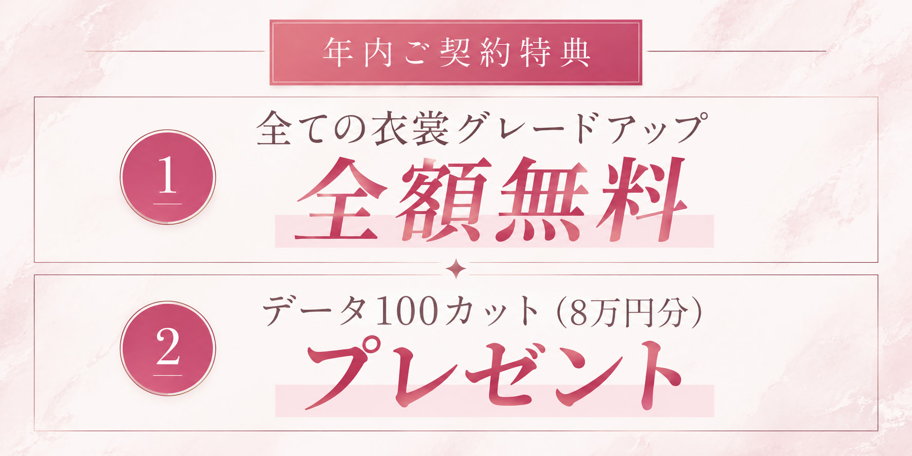 春プラン 年内ご契約特典