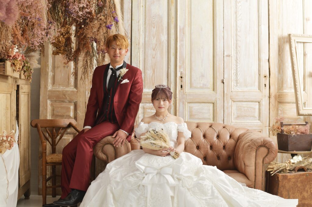 妻の気に入るドレスがありました。 - 香川の前撮り・フォトウェディング、結婚写真なら、マリアージュコトブキ